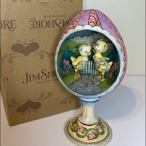Jim Shore | Easter decor | Chicks/egg Diorama